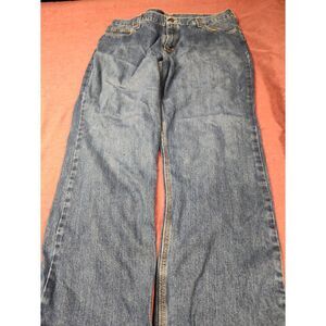 Men's Carhartt Denim Blue Jeans Size 40x34